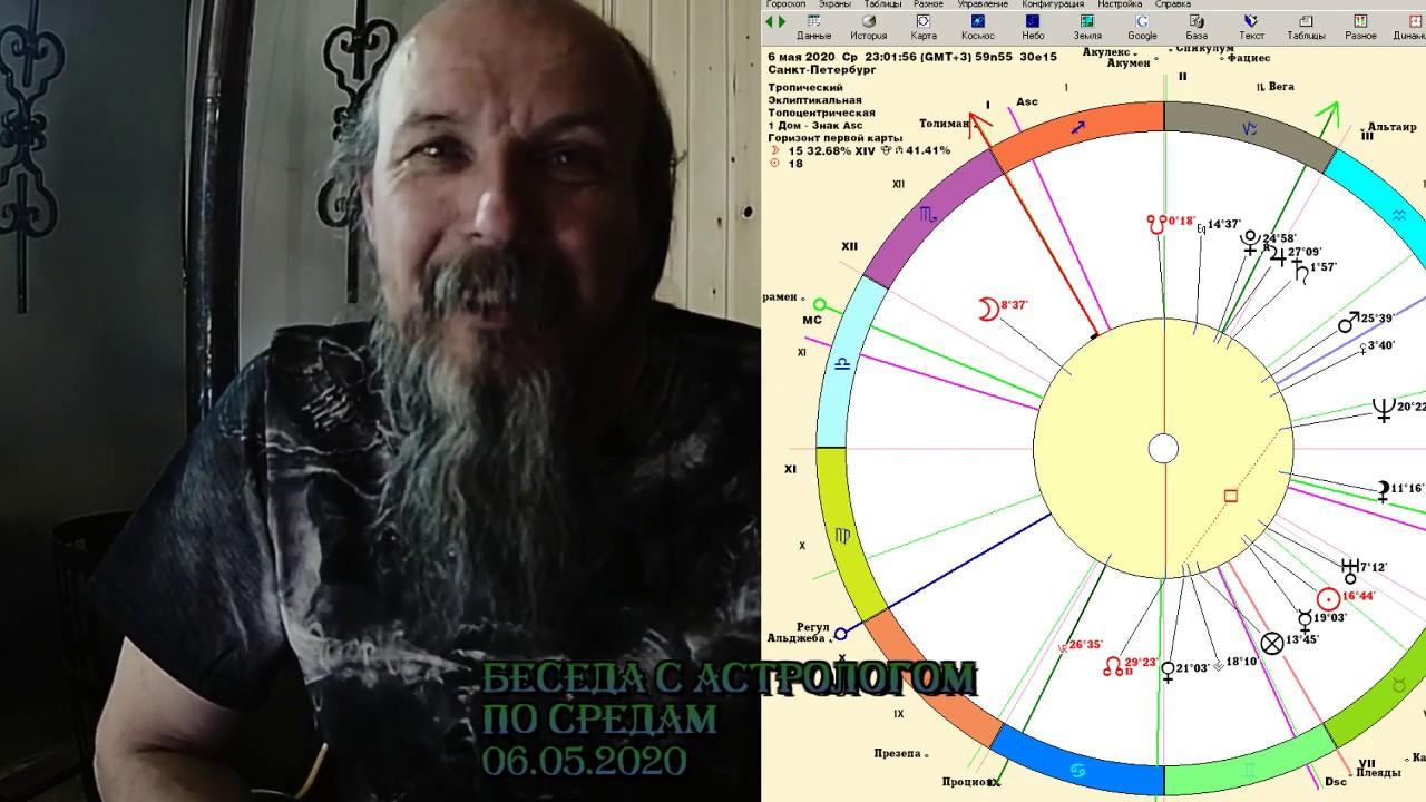 Беседы с астрологом по средам. Олег Боровик (06.05.20)