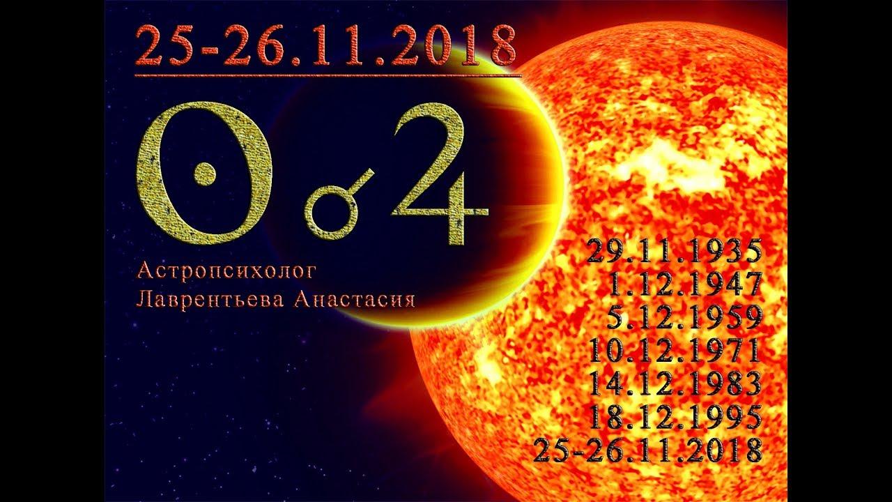 Соединение Юпитер-Солнце в Стрельце 26 ноября 2018. Анастасия Лаврентьева