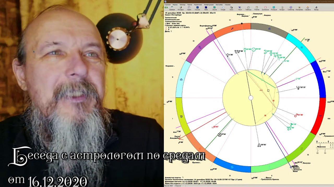 Беседы с астрологом по средам. Олег Боровик (16.12.20)