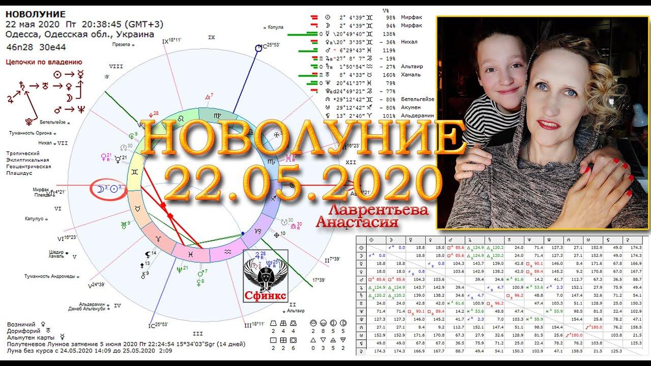 Новолуние 22 мая 2020: загадки и ключи накануне затмений. Анастасия Лаврентьева