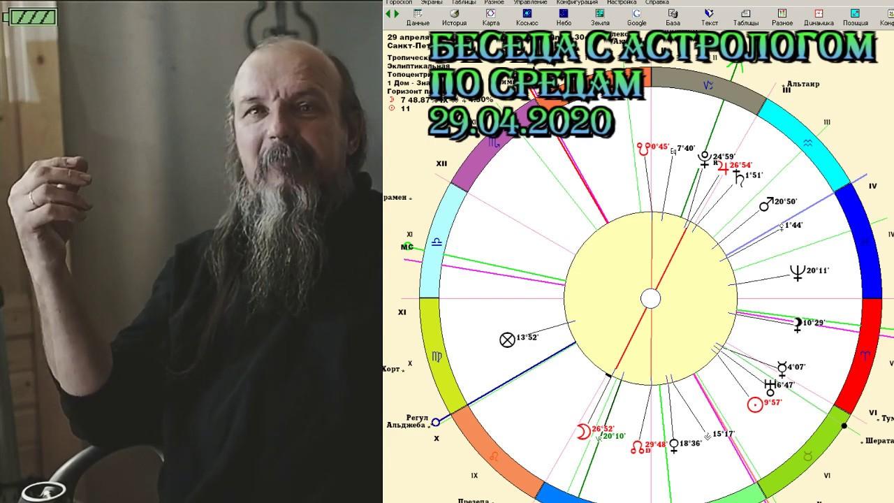 Беседы с астрологом по средам. Олег Боровик (29.04.20)